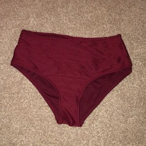 High wasted bikini bottoms